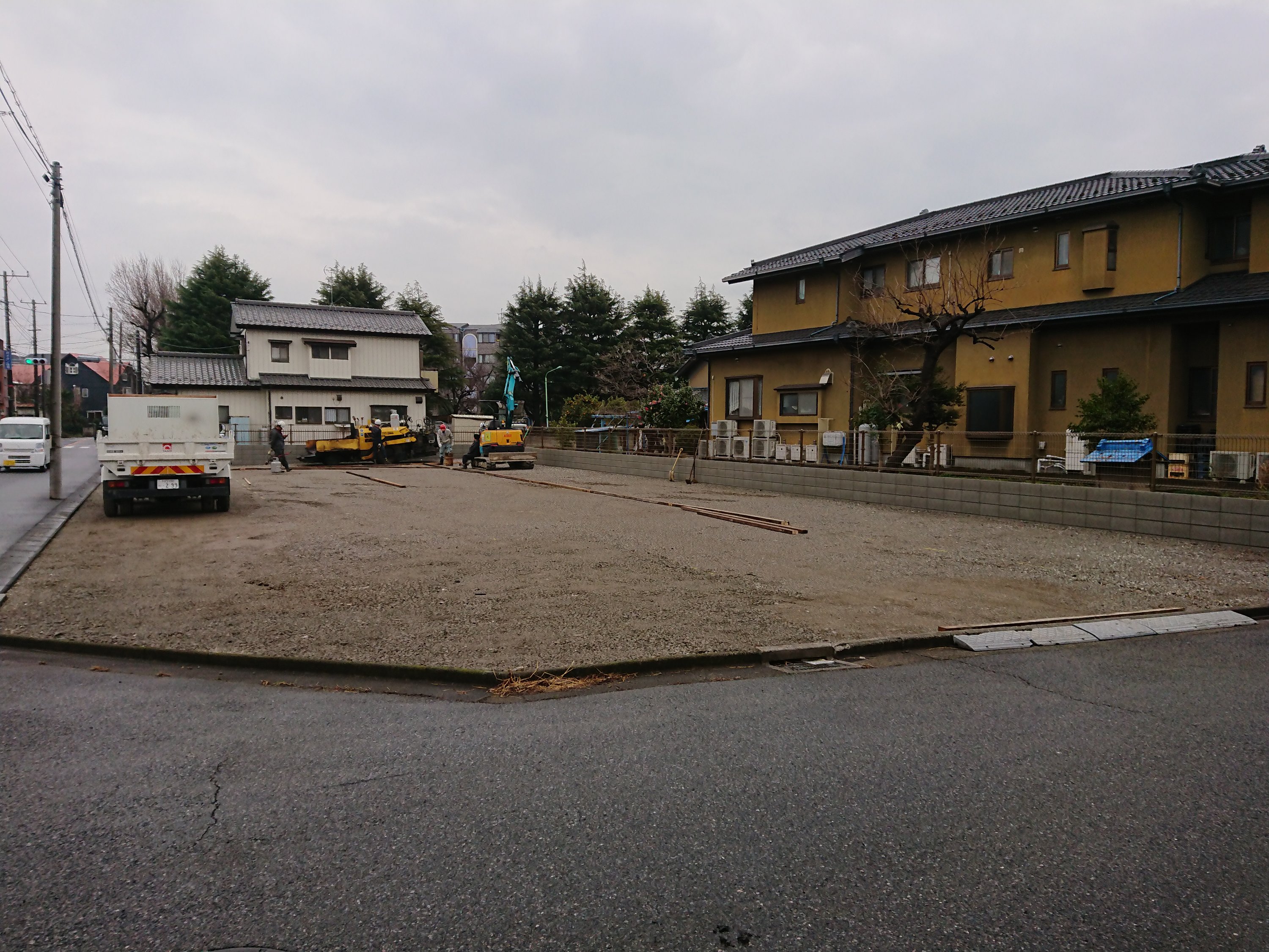 川口市領家駐車場舗装工事
