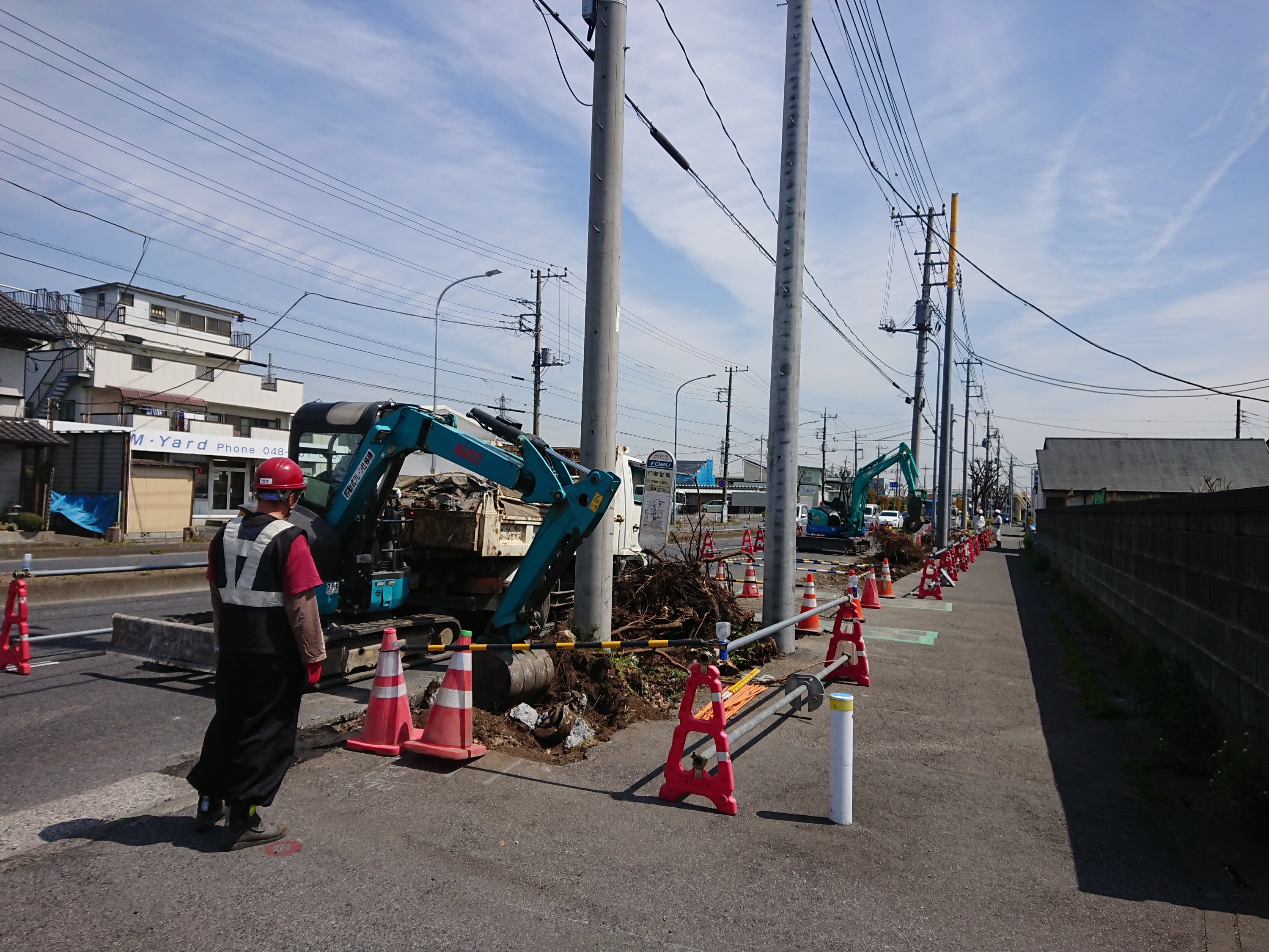 交差点整備工事(本蓮工区)