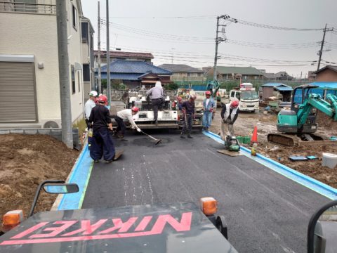 稲城市矢野口舗装工事